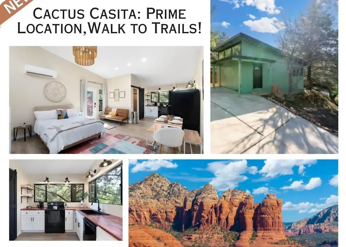 Cactus Casita Near Trails, Perfect For Explorers Sedona